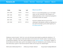 Tablet Screenshot of kurserne.dk